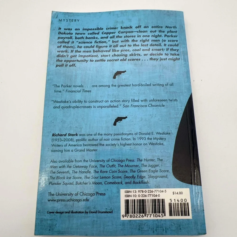 The Score (Parker Novel) by Richard Stark Paperback EUC w/ New‎ Foreword